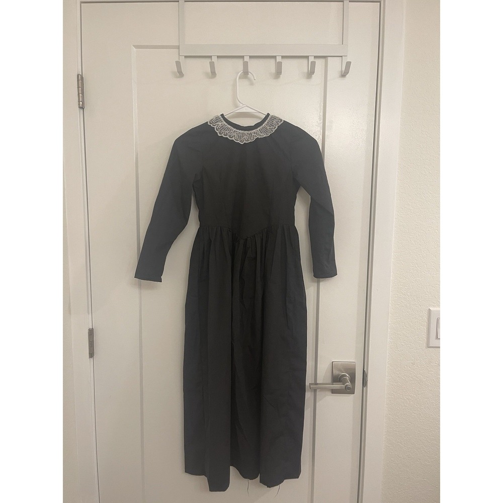 Vintage Handmade Black Dress Costume Goth Punk Whimsey Goth Girls